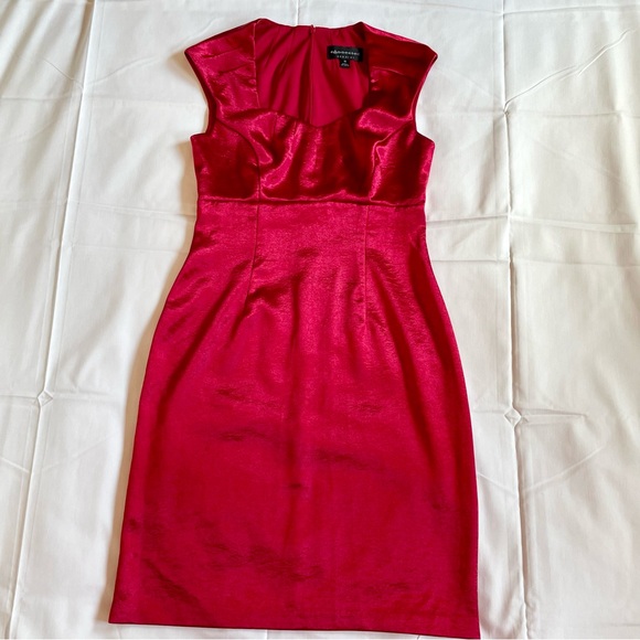 Stunning Red Satin Dress - Picture 2 of 6